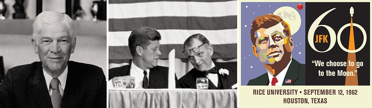George R. Brown ’20, JFK, Congressman Albert Thomas ’20 and the JFK 60th Anniversary